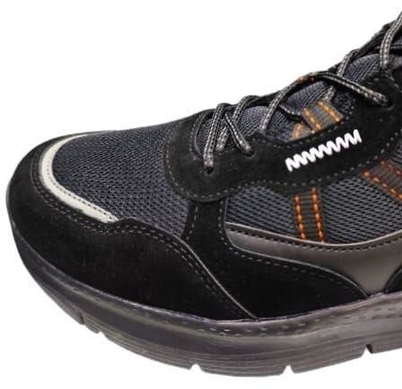 L.Figo Büyük Numara Siyah Erkek Ayakkabı