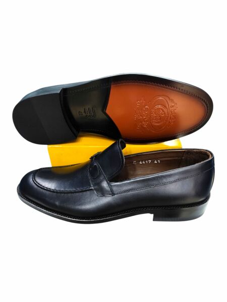 Güvener Gerçek Deri Klasik Erkek Ayakkabı Siyah