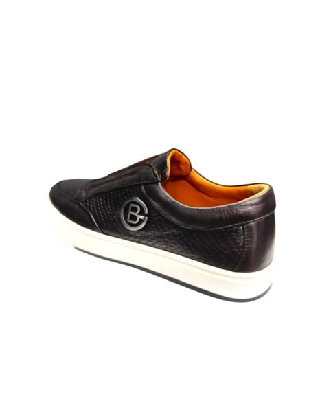 King Shoes Kahverengi Deri Spor Erkek Ayakkabı