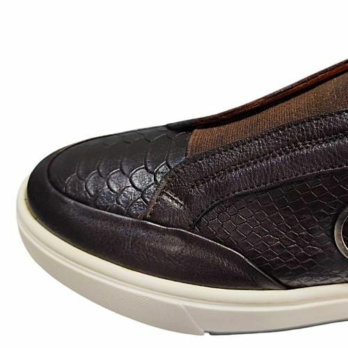 King Shoes Kahverengi Deri Spor Erkek Ayakkabı