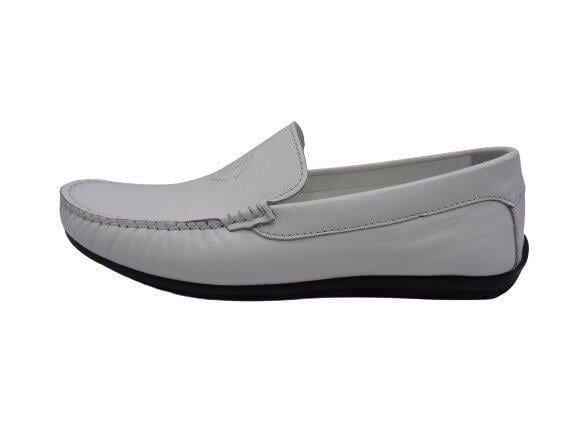 King Shoes 4006 Beyaz Yazlık Erkek Ayakkabı