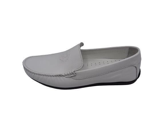 King Shoes 4006 Beyaz Yazlık Erkek Ayakkabı