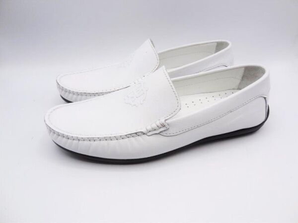 King Shoes 4006 Beyaz Yazlık Erkek Ayakkabı