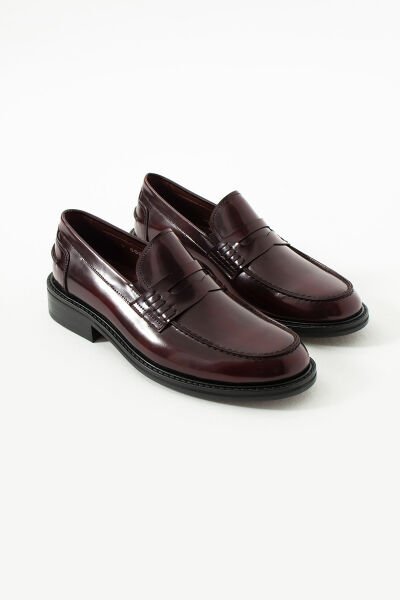 Güvener Bordo Kolej Ayakkabı