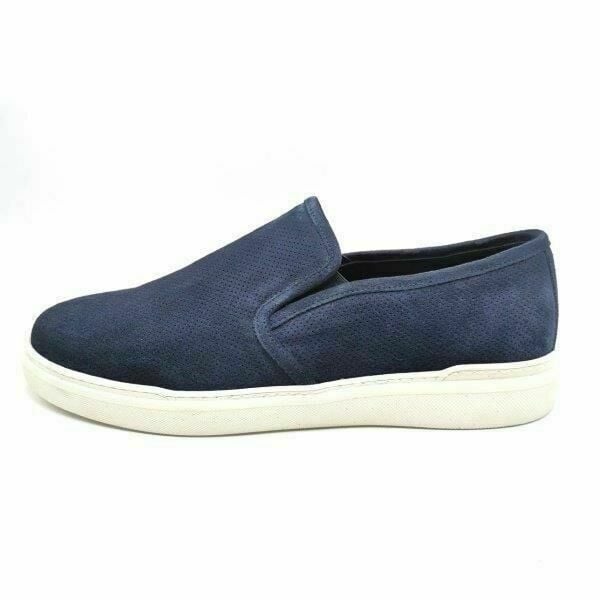 King Shoes AU20 Lacivert Büyük Numara Süet Ayakkabı