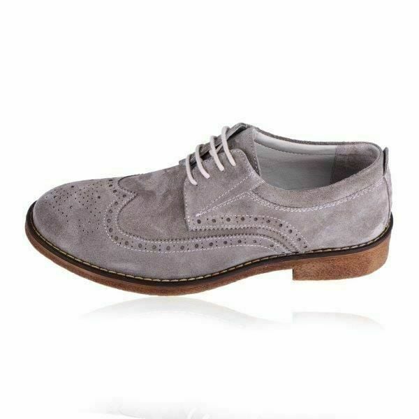 Güvener Bej Süet Oxford