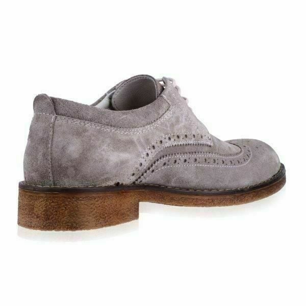 Güvener Bej Süet Oxford