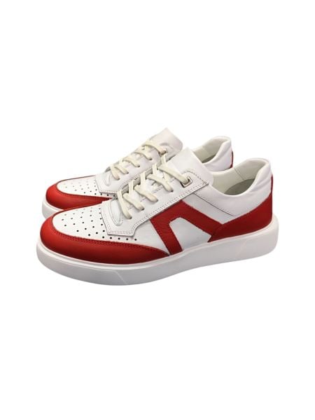 King Shoes Deri Beyaz Spor Ayakkabı