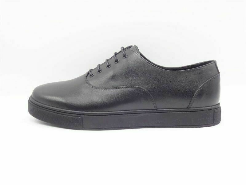 Hakiki Deri Siyah Erkek Ayakkabı AU670