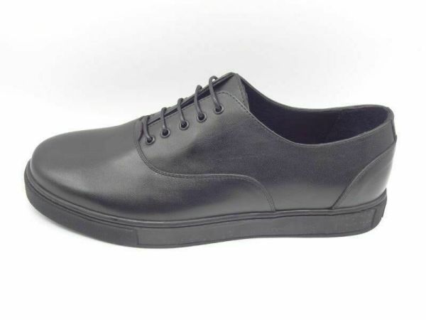 Hakiki Deri Siyah Erkek Ayakkabı AU670