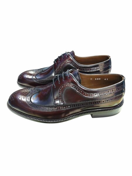 Bordo Hakiki Deri Kösele Oxford Erkek Ayakkabı