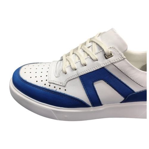 King Shoes Mavi Beyaz Erkek Sneaker