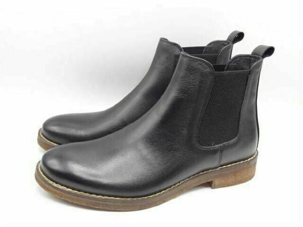 Güvener Siyah Deri Chealse Bot