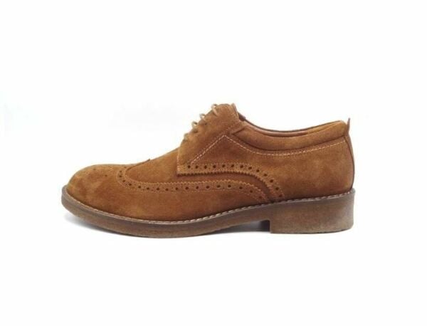 Kışlık Oxford Erkek Ayakkbı AU04 Taba Süet