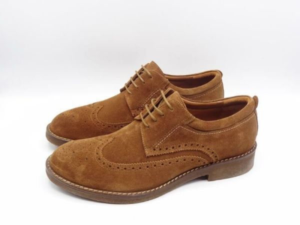 Kışlık Oxford Erkek Ayakkbı AU04 Taba Süet