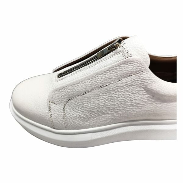 King Shoes Günlük Deri Beyaz Erkek Ayakkabı
