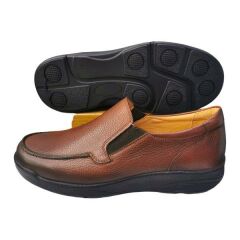 King Shoes Bağsız Erkek Ayakkabı 5468 Taba