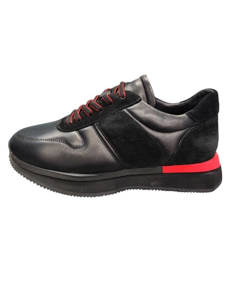 Güvener Siyah Casual Erkek Ayakkabı