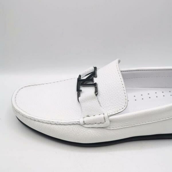 King Shoes AU247 Beyaz Yazlık Erkek Ayakkabı