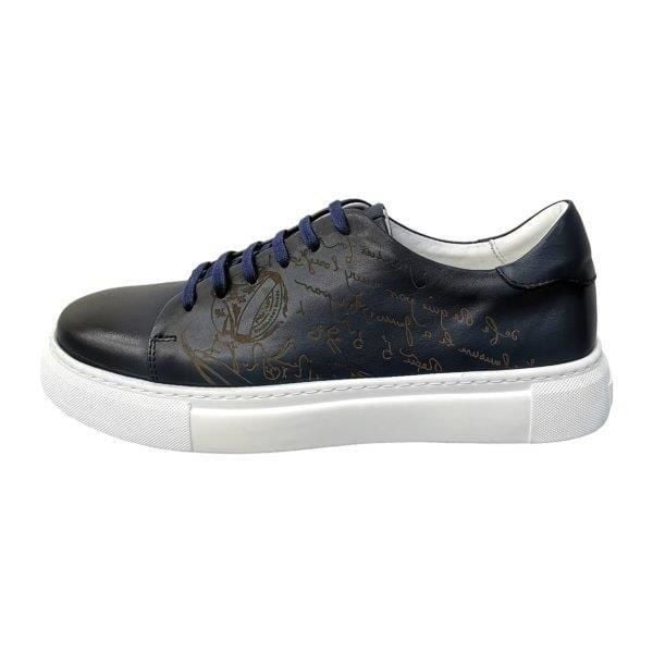 King Shoes Lacivert  Spor Erkek Ayakkabı