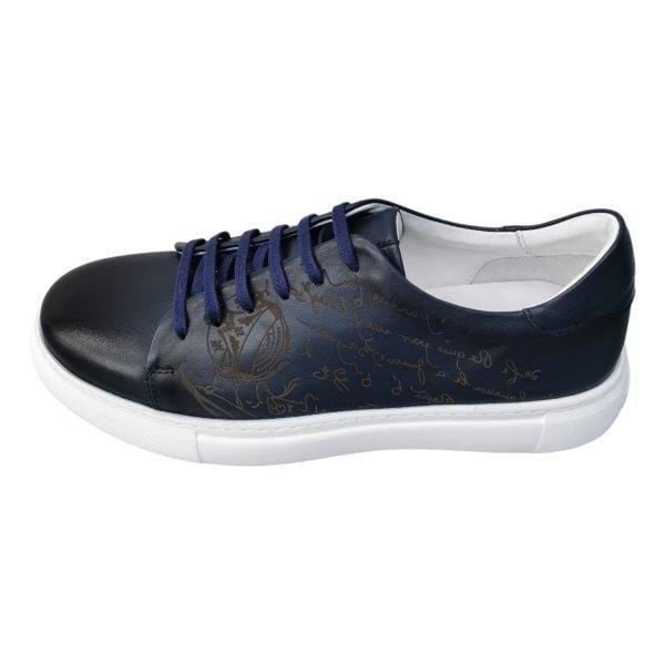 King Shoes Lacivert  Spor Erkek Ayakkabı
