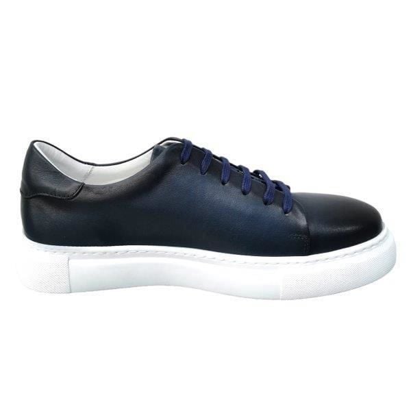 King Shoes Lacivert  Spor Erkek Ayakkabı
