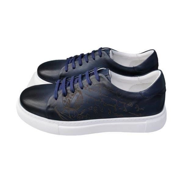 King Shoes Lacivert  Spor Erkek Ayakkabı
