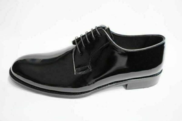 Güvener Küçük Numara, Büyük Numara Siyah Rugan Erkek Ayakkabı OZ488