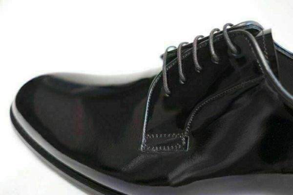 Güvener Küçük Numara, Büyük Numara Siyah Rugan Erkek Ayakkabı OZ488