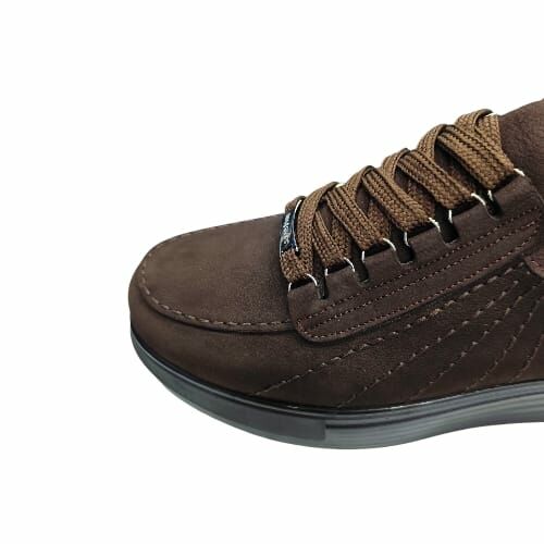KingShoes Kahve Nubuk Erkek Ayakkabı
