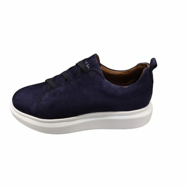 King Shoes Bağsız Spor Erkek Ayakkabı 426 Lacivert Nubuk