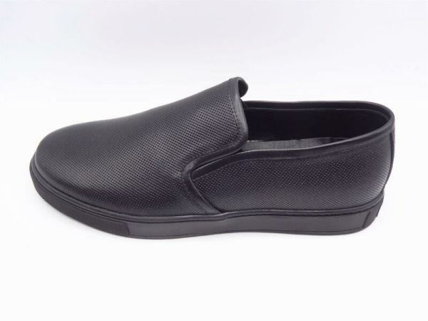 King Shoes Büyük Numara Siyah Erkek Ayakkabı AU20