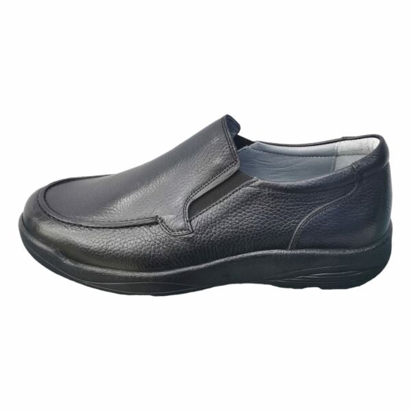 King Shoes Siyah Bağsız Erkek Ayakkabı