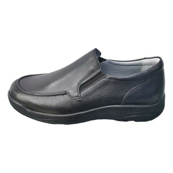 King Shoes Siyah Bağsız Erkek Ayakkabı