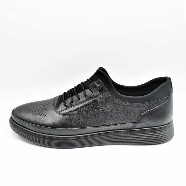King Shoes 4390 Siyah Büyük Numara Rahat Erkek Ayakkabı