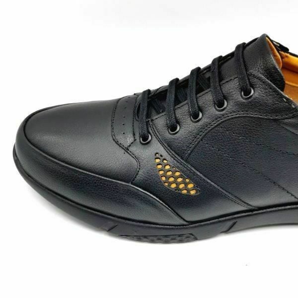 Luis Figo 4443 Siyah Büyük Numara Bağcıklı Erkek Ayakkabı