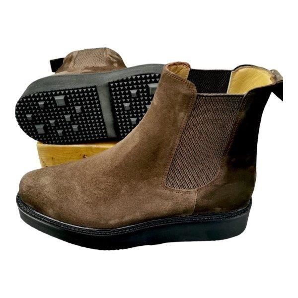 Boy Uzatan Erkek Bot 340 Kahverengi Süet