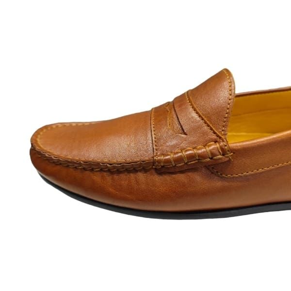 King Shoes Yazlık Erkek Ayakkabı Taba