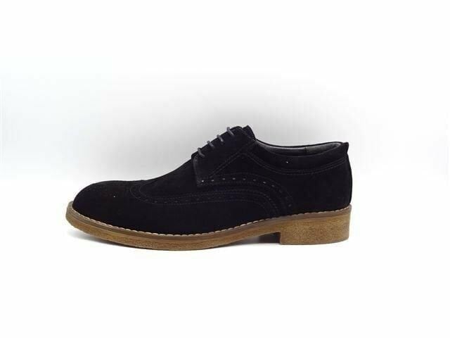 Güvener Siyah Süet Kışlık Erkek Ayakkabı AU04