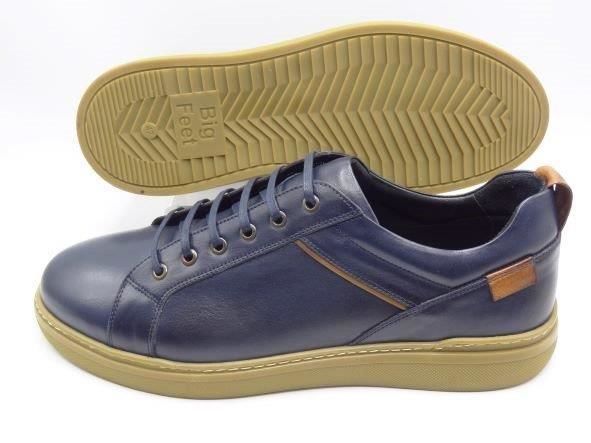 King Shoes AU95 Lacivert Casual Erkek Ayakkabı