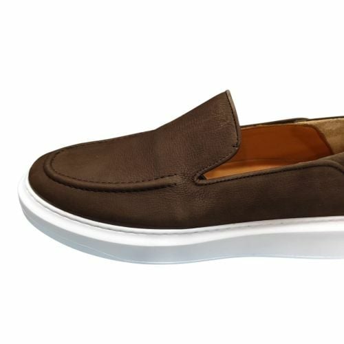 Tripy Büyük Numara Lofer Erkek Ayakkabı Kahverengi