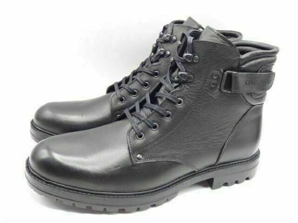King Shoes Siyah Erkek Postal Bot FK62268