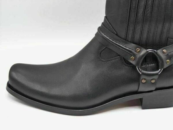 Güvener Hakiki Deri Çoban Bot CB.CBN Siyah