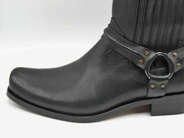 Güvener Hakiki Deri Çoban Bot CB.CBN Siyah