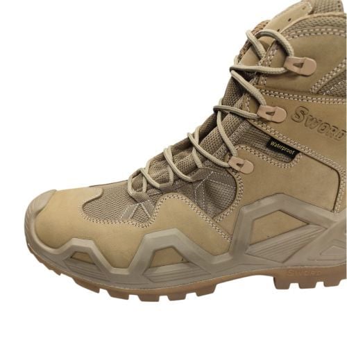 Single Sword Bej Büyük Numara Su Geçirmez Bot