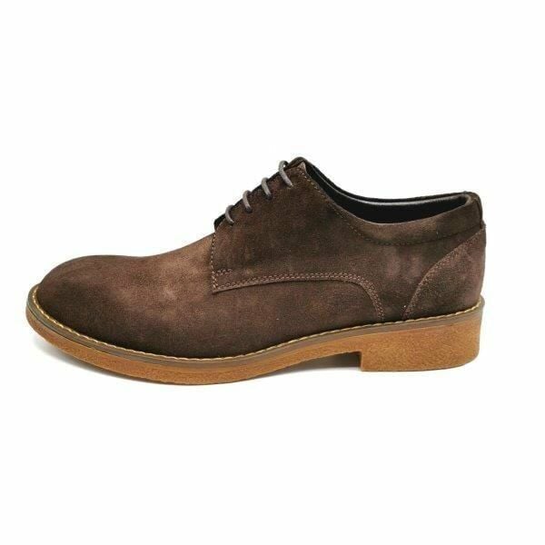 Güvener AU05 Kahve Süet Kışlık Oxford Model