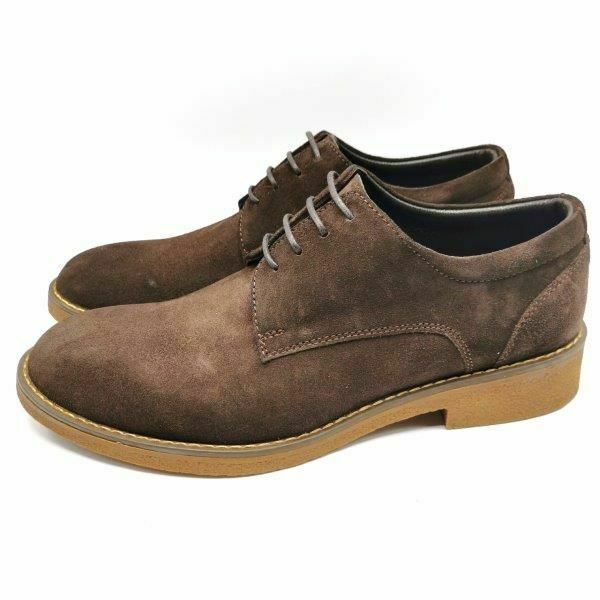 Güvener AU05 Kahve Süet Kışlık Oxford Model