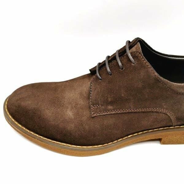 Güvener AU05 Kahve Süet Kışlık Oxford Model