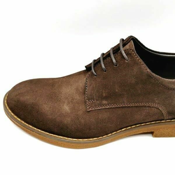 Güvener AU05 Kahve Süet Kışlık Oxford Model