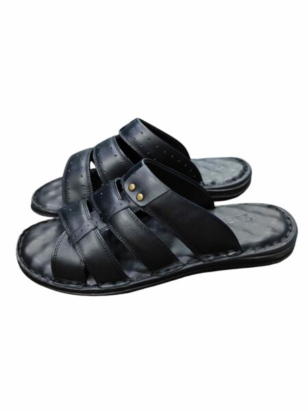 Tardelli Büyük Numara Erkek Terlik Siyah